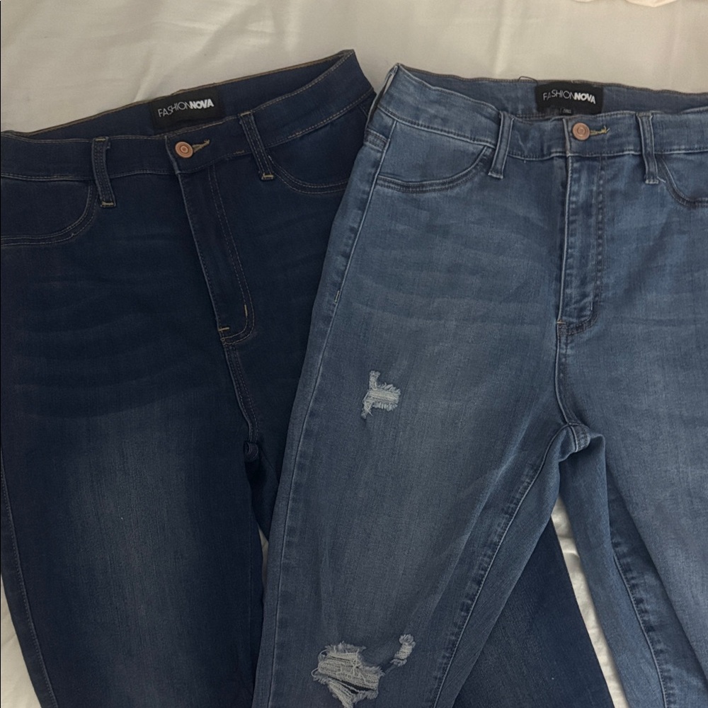Bundle of Fashion Nova Skinny Jeans - Size 9